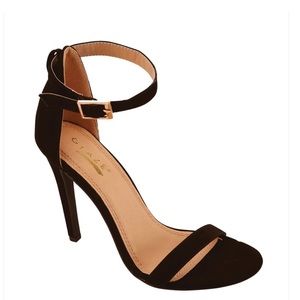 Glaze Stiletto High Heel Ankle Strapped Sandal